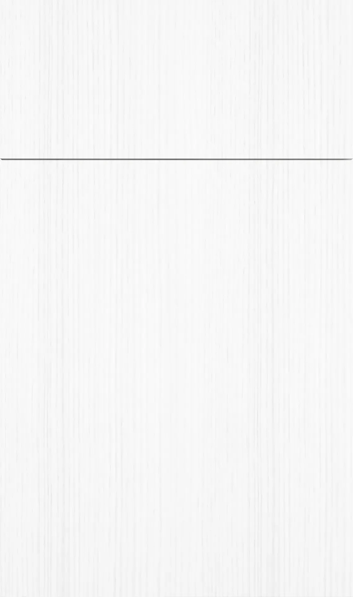Pure white slab kitchen cabinet door sample