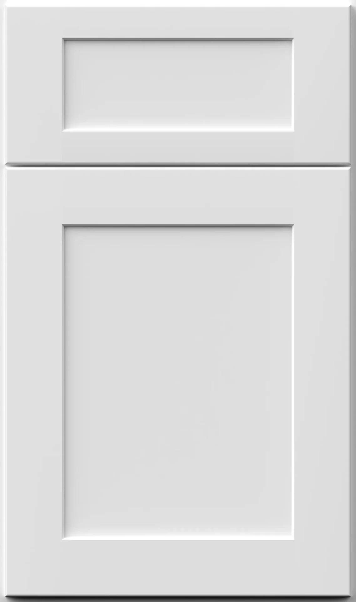 Classic white shaker kitchen cabinet door sample